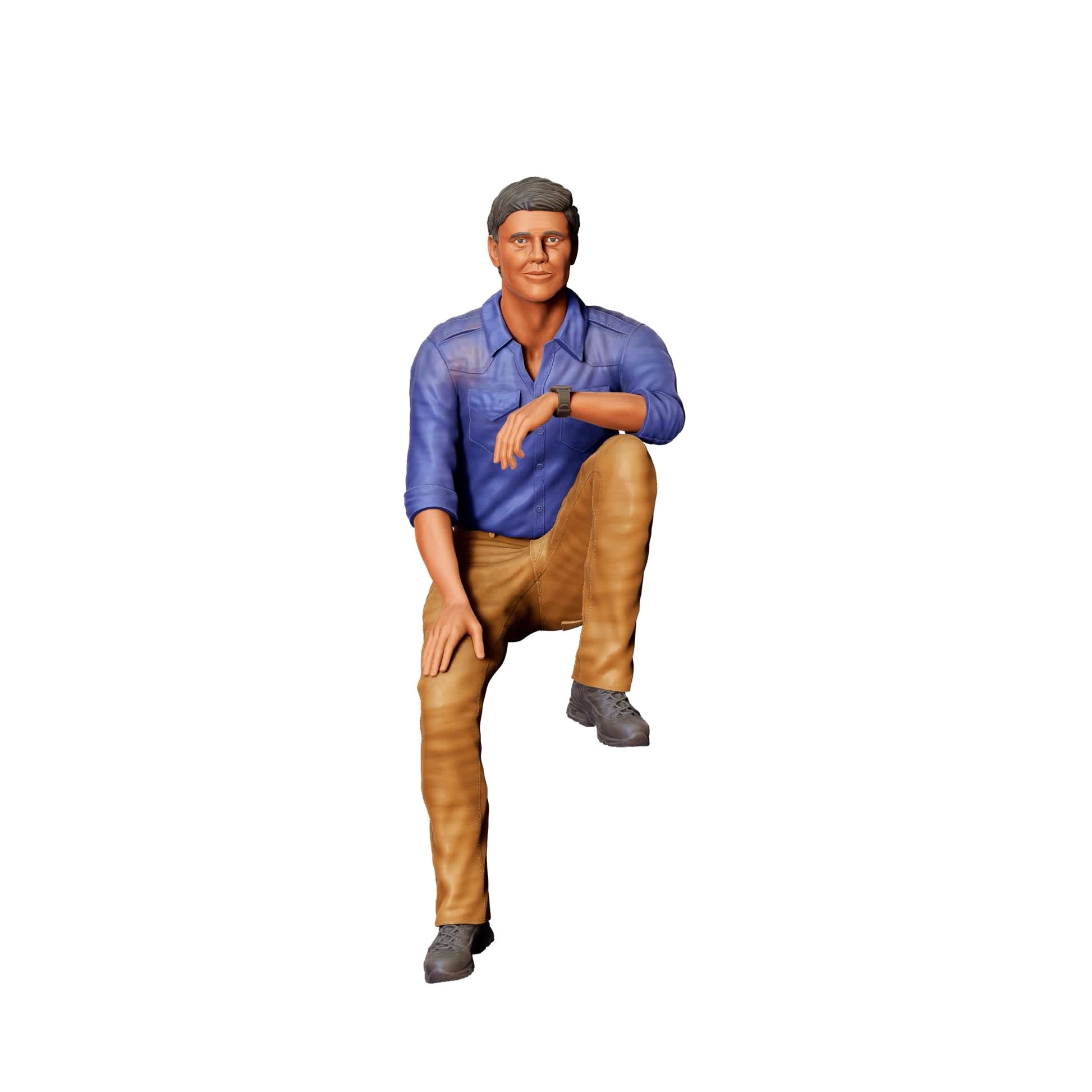 Diorama model building product photo 0: People sitting on car - Man 5 (Ref. No. 353)