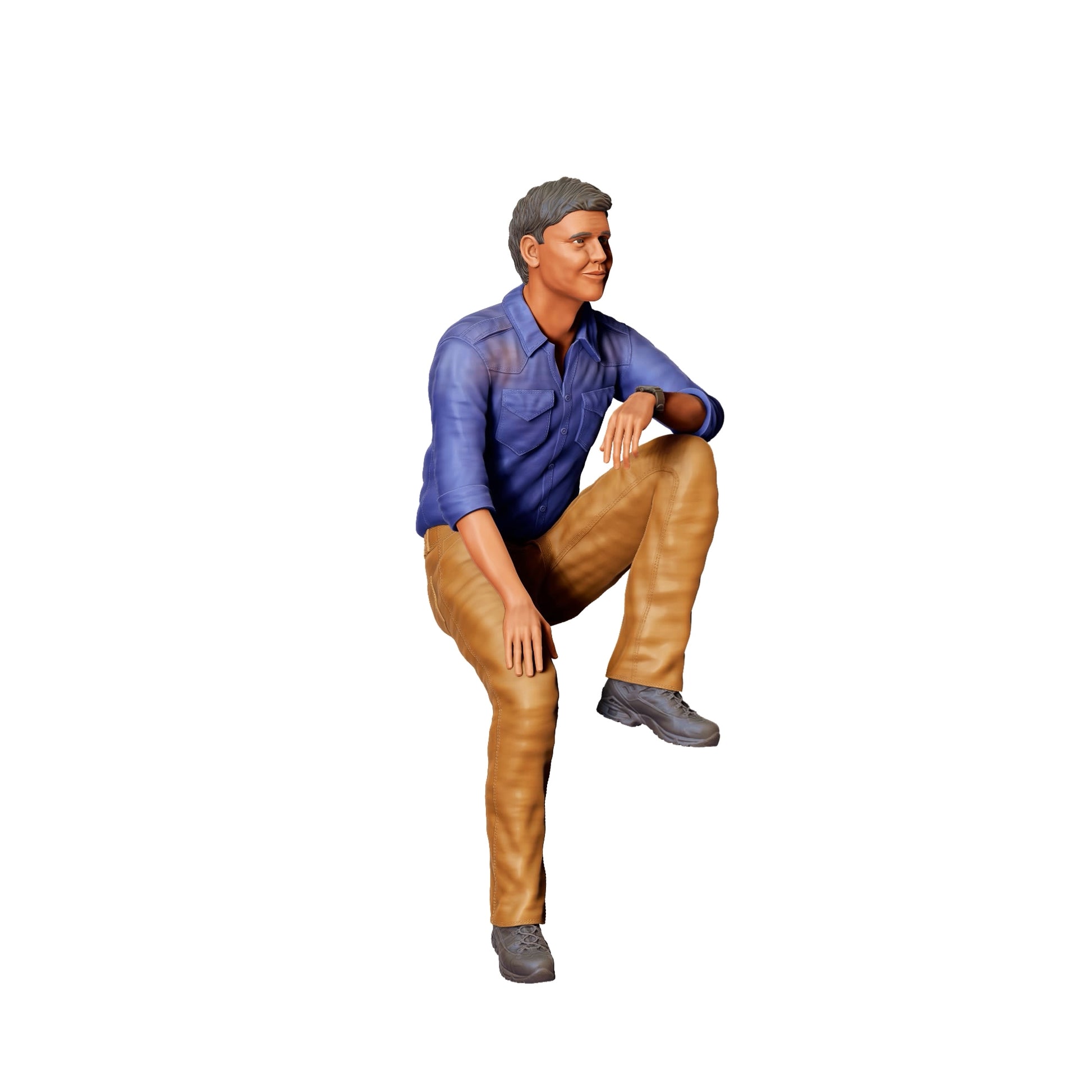 Diorama model building product photo 0: People sitting on car - Man 5 (Ref. No. 353)