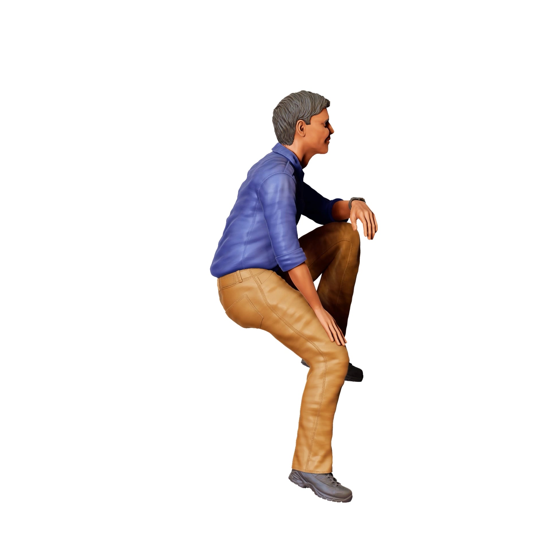 Diorama model building product photo 0: People sitting on car - Man 5 (Ref. No. 353)