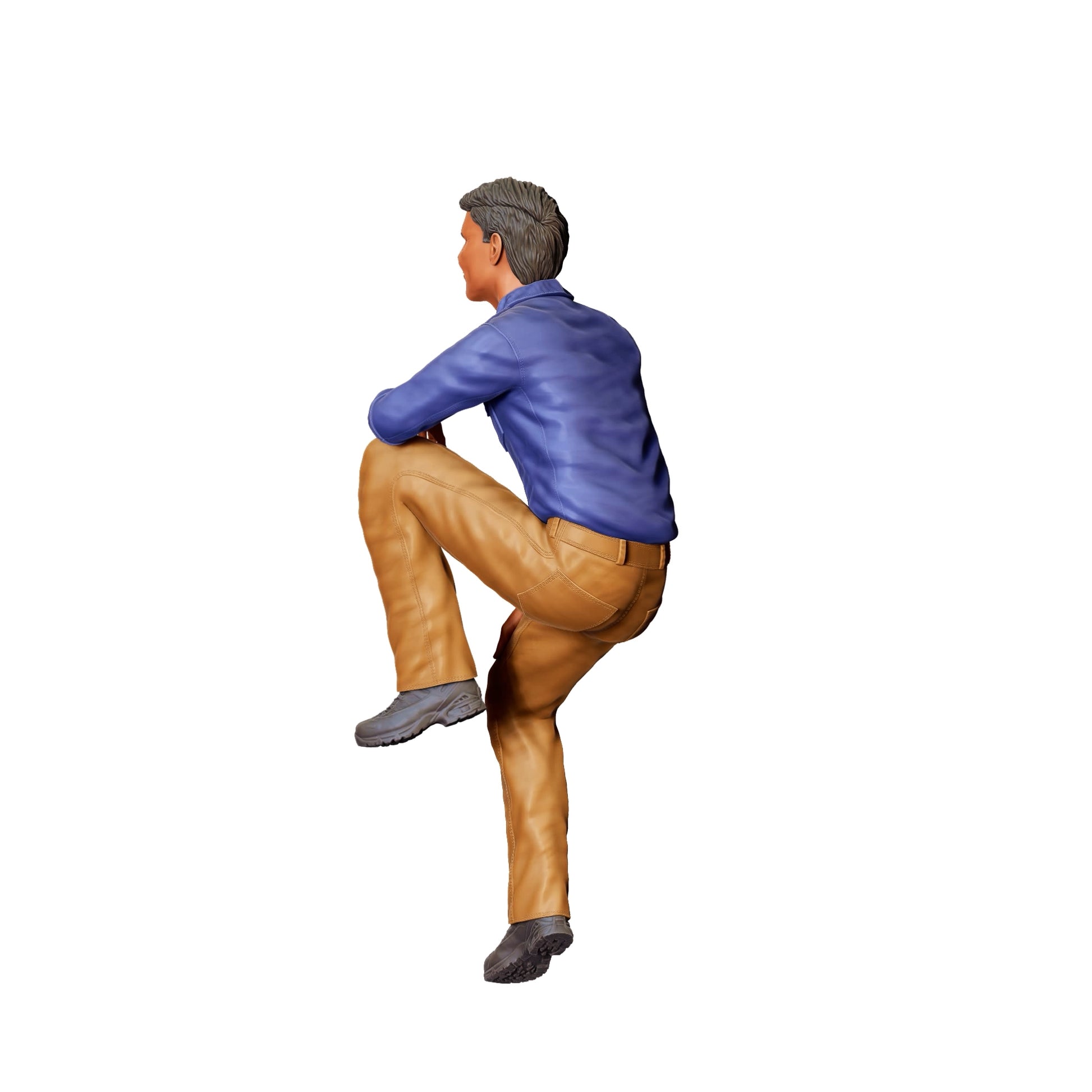 Diorama model building product photo 0: People sitting on car - Man 5 (Ref. No. 353)