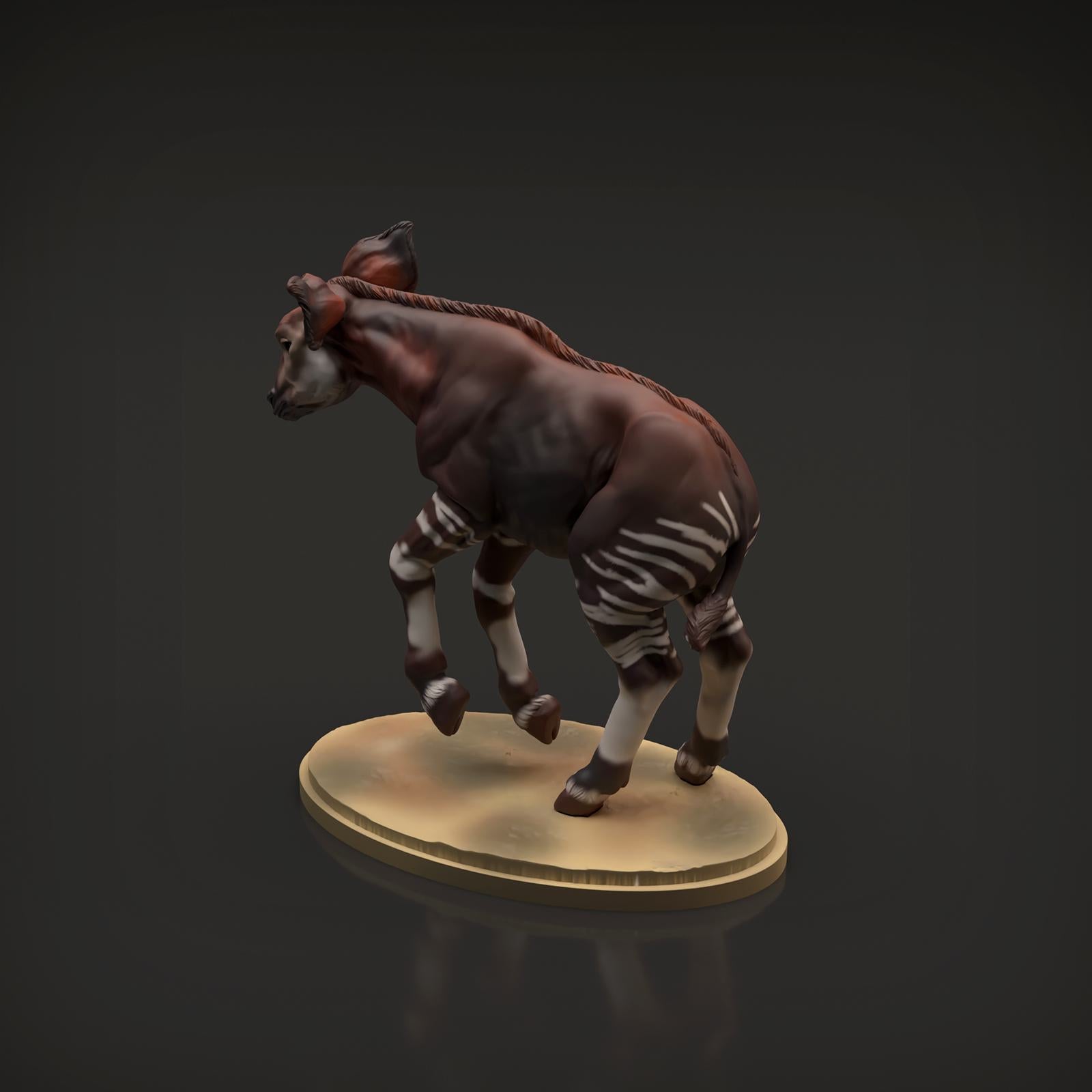 Zdjęcie produktu Figurki zwierzęcia Diorama, Modelarstwo: 0: Figurki zwierzęcia sawanny: Okapi cielak (Ref 01_01_52)