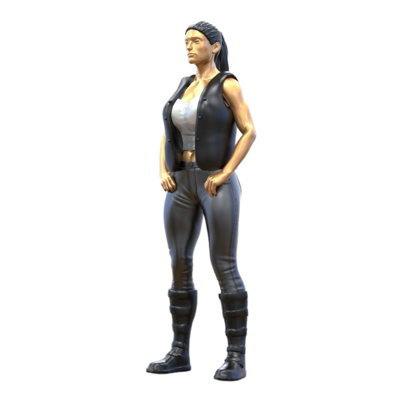 Imagem do produto 7 de 7: Miniatura: Membro Feminino de Motocicleta/Gangue com Colete (Nº 284)