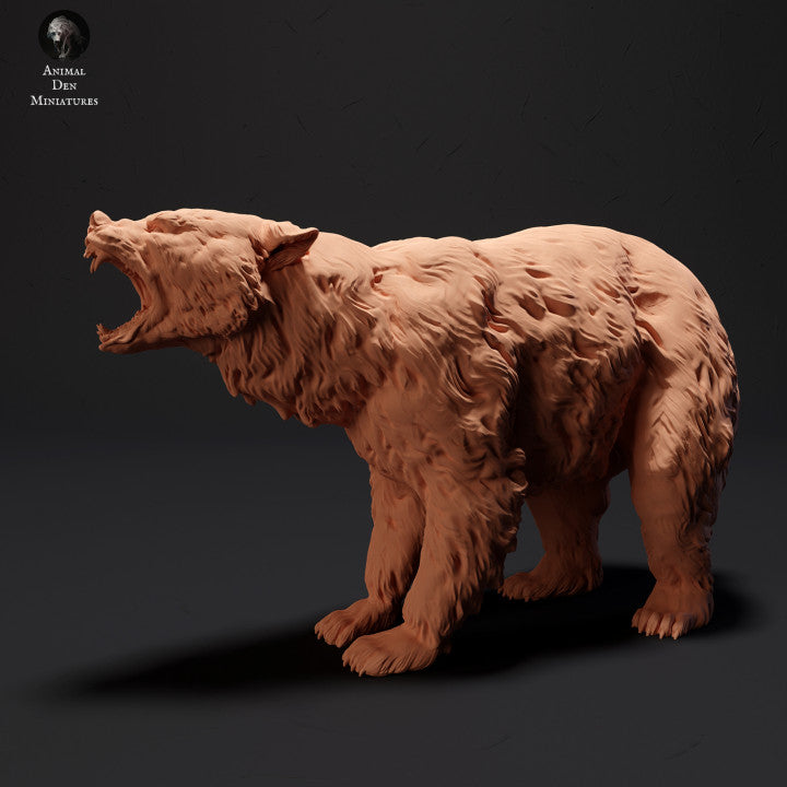 Zdjęcie produktu Figurki zwierząt Diorama, Modelarstwo: 0: Ryczący niedźwiedź: Zwierzęta Północy
