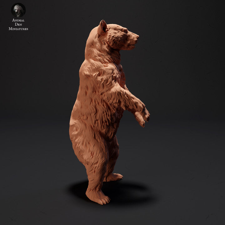 Product photo Animal Figure Diorama, Model Building: 0: Standing Black Bear: Animals of the North