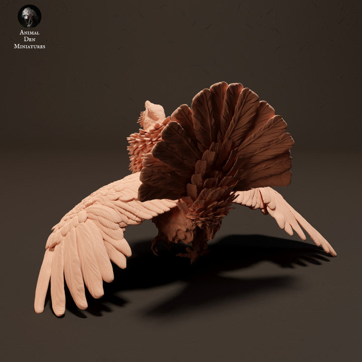 Product photo animal figure diorama, model building: 0: Capercaillie: Animals of the North