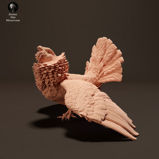 Product photo animal figure diorama, model building: 0: Capercaillie: Animals of the North