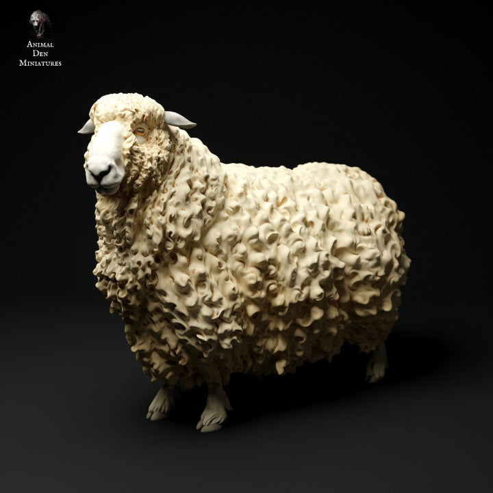 Product photo Animal Figure Diorama, Model Building: 0: Farm Animal Figures: Sheep - Standing Sheep 2