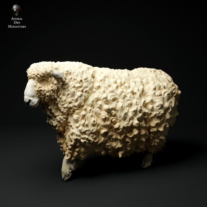 Product photo Animal Figure Diorama, Model Building: 0: Farm Animal Figures: Sheep - Walking Sheep 1