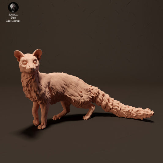 Foto do produto Figura de animal Diorama, Modelismo: 0: Gato-ginster/ Geneta: Animais da África