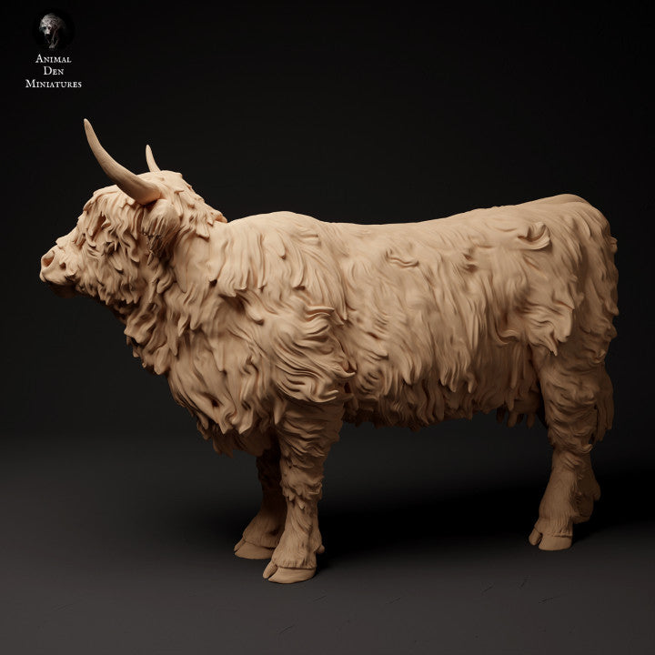 Product photo animal figure diorama, model building: 0: Scottish Highland Cattle 2: Animals from Northern Europe
