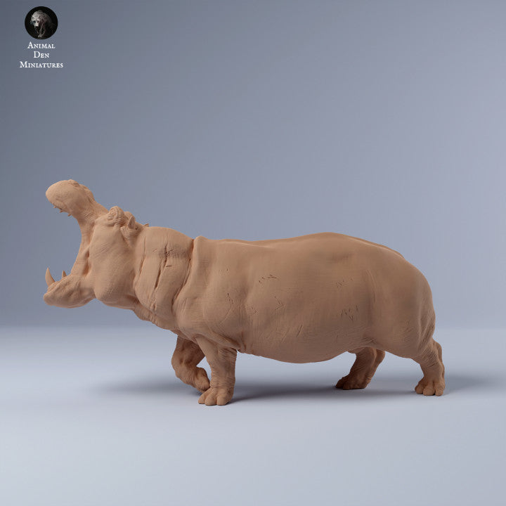 Foto do produto Figura de Animal Diorama, Modelismo: 0: Hipopótamo: Animais da África