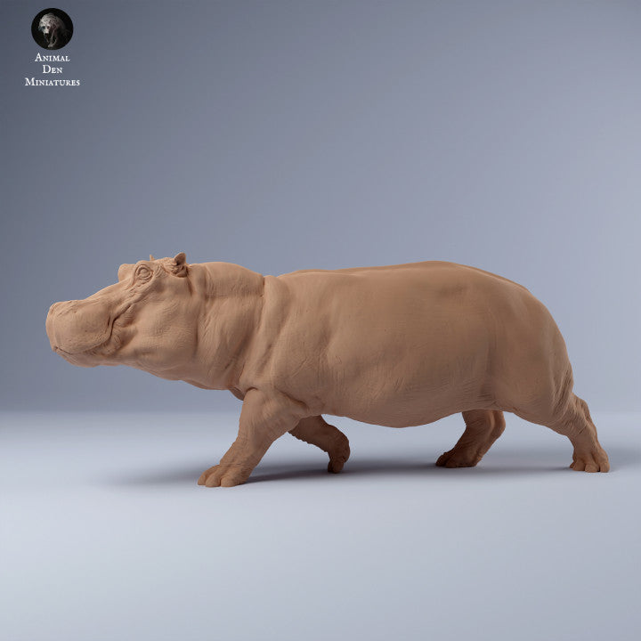 Foto do produto Figura de Animal Diorama, Modelismo: 0: Hipopótamo a correr: Animais da África