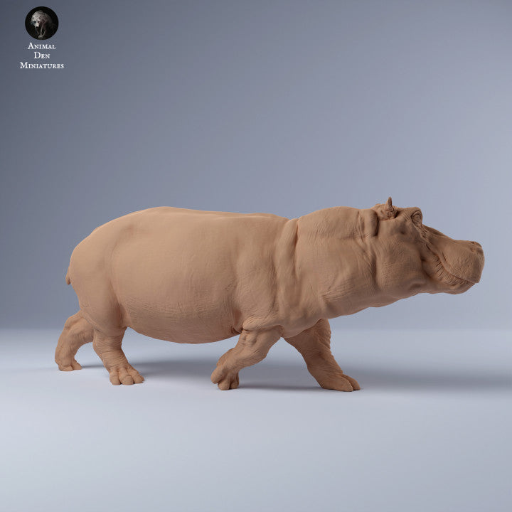 Foto do produto Figura de Animal Diorama, Modelismo: 0: Hipopótamo a correr: Animais da África