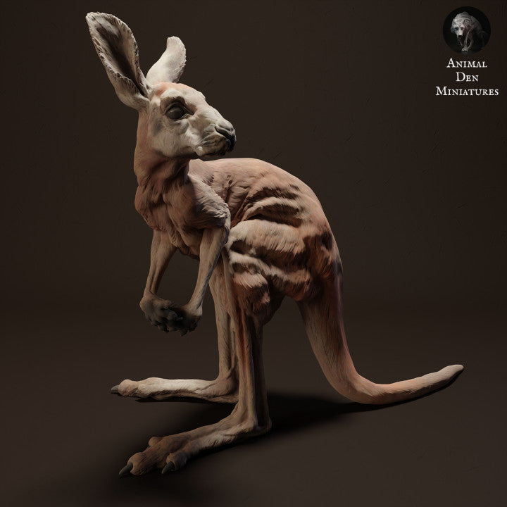 Produktfoto Tierfigur Animal Den Miniatures 2: Wildtier Tierfigur: Junges Rotes Riesenkänguru (23_04_05)