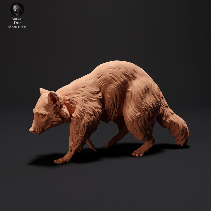 Produktfoto Tier Figur Diorama, Modellbau: 0: Waschbär gehend: Tiere des Nordens