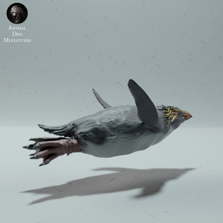 Produktfoto Tierfigur Animal Den Miniatures 3: Meerestier Tierfigur: Felsenpinguin - schwimmend (22_12_10)