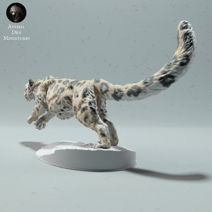 Produktfoto Tierfigur Animal Den Miniatures 3: Wildtier Tierfigur: Schneeleopard - laufend (22_12_11)