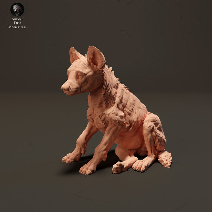 Foto do produto de figura de animal diorama, modelismo: 0: filhote de hiena: Animais da África