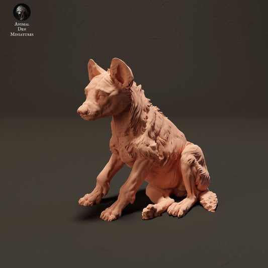 Foto do produto de figura de animal diorama, modelismo: 0: filhote de hiena: Animais da África