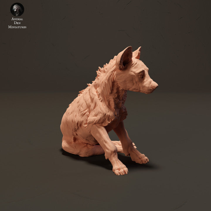 Foto do produto de figura de animal diorama, modelismo: 0: filhote de hiena: Animais da África