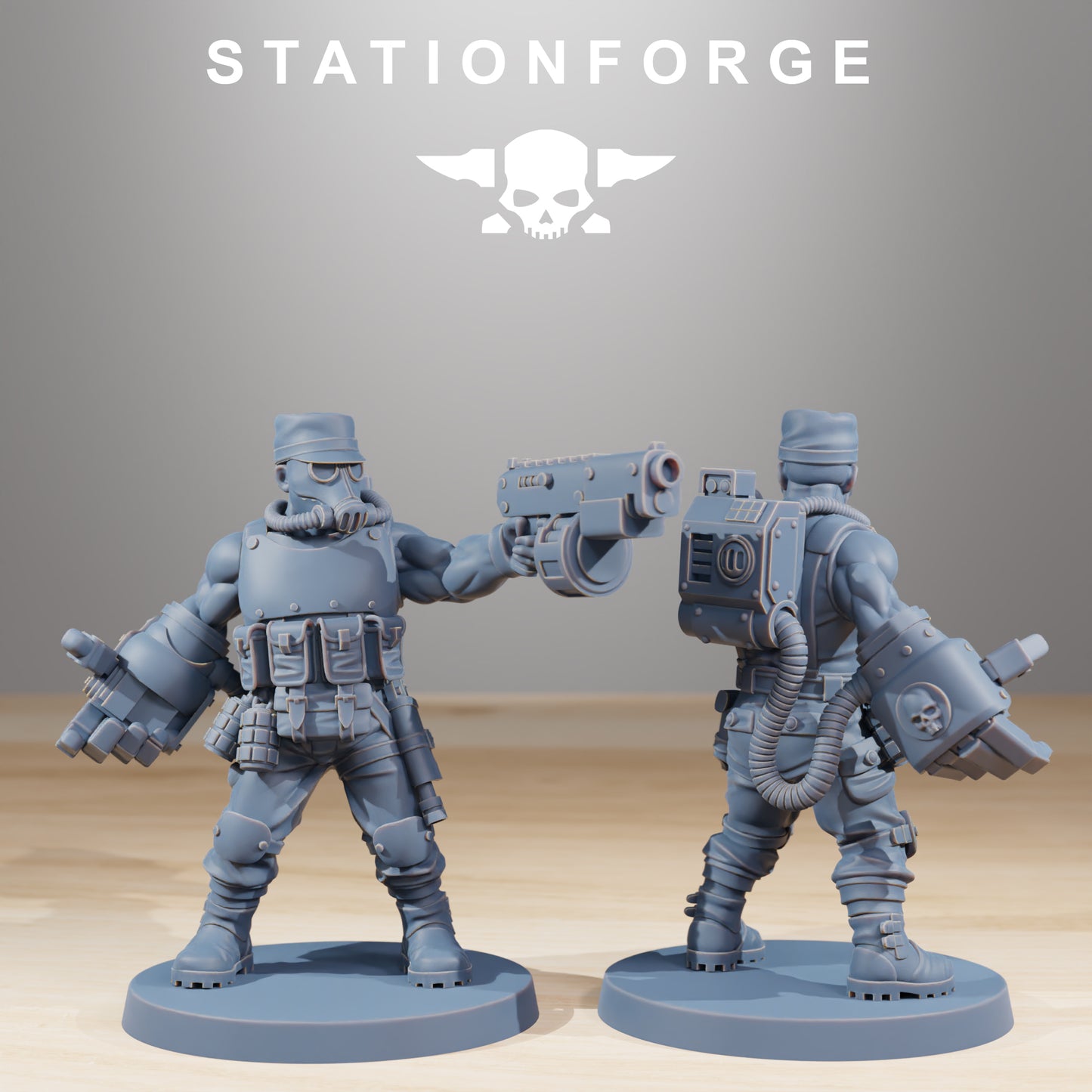 Foto do produto Tabletop 28mm The Printing Goes Ever On (TPGEO) 0: Caçadores GrimGuard