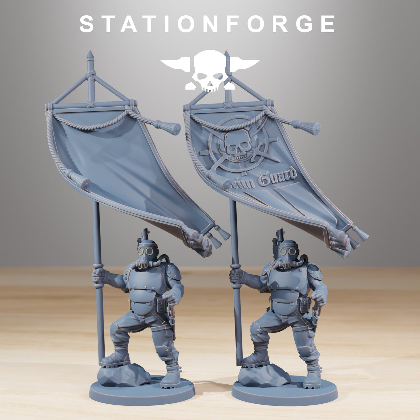 Foto do produto Tabletop 28mm The Printing Goes Ever On (TPGEO) 0: Caçadores GrimGuard