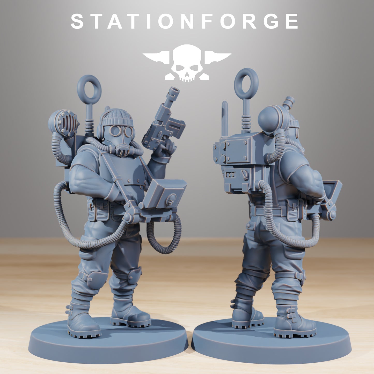 Foto do produto Tabletop 28mm The Printing Goes Ever On (TPGEO) 0: Caçadores GrimGuard