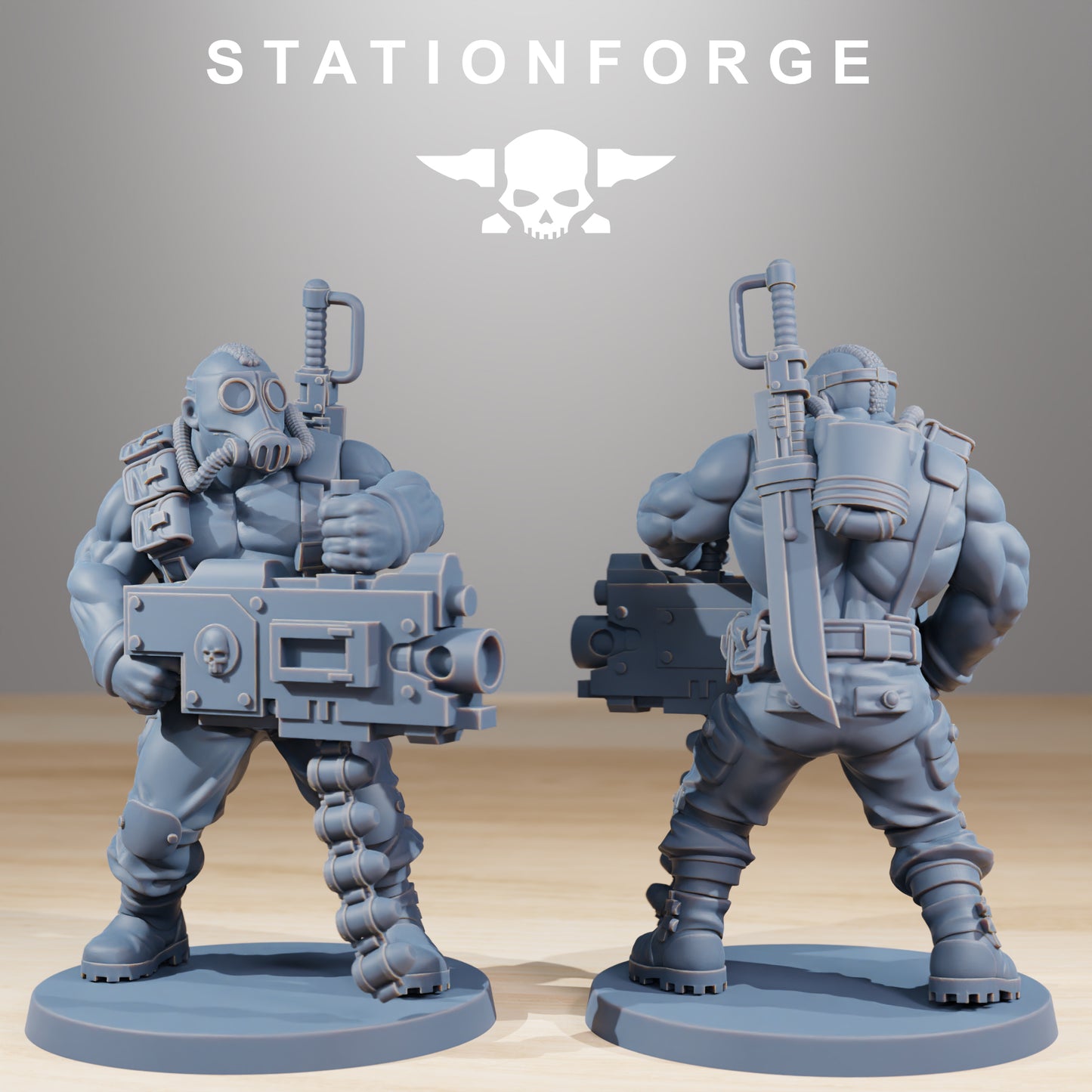 Foto do produto Tabletop 28mm The Printing Goes Ever On (TPGEO) 0: Caçadores GrimGuard