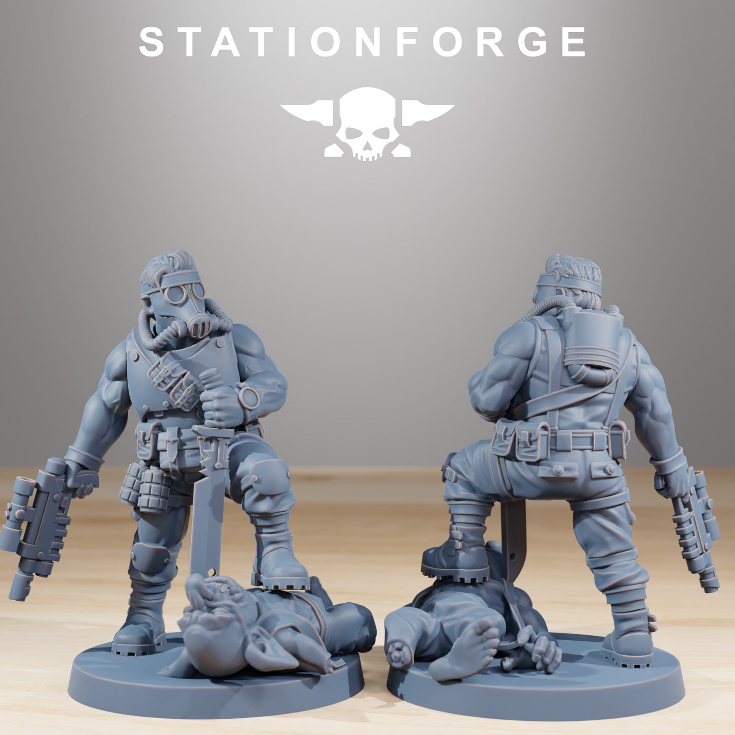 Foto do produto Tabletop 28mm The Printing Goes Ever On (TPGEO) 0: Caçadores GrimGuard