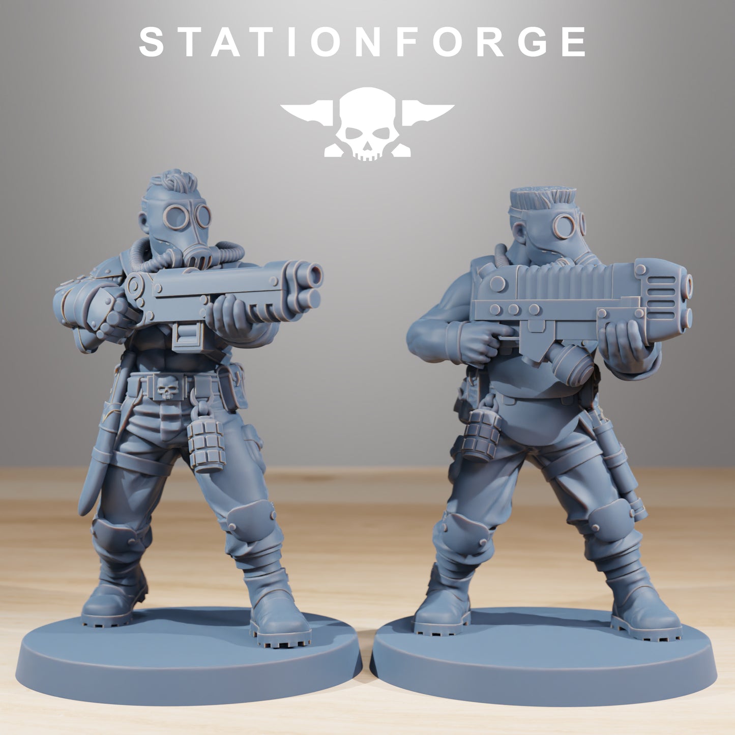 Foto do produto Tabletop 28mm The Printing Goes Ever On (TPGEO) 0: Caçadores GrimGuard