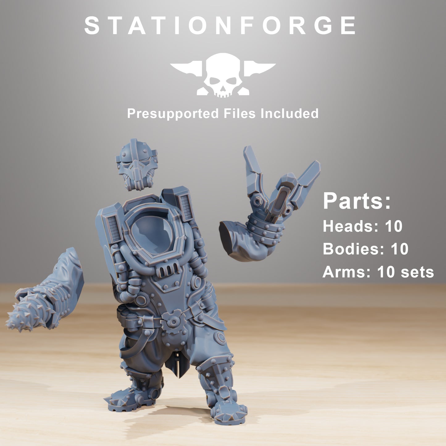 Foto do produto Tabletop 28mm The Printing Goes Ever On (TPGEO) 0: Suporte Pesado dos Frontliners