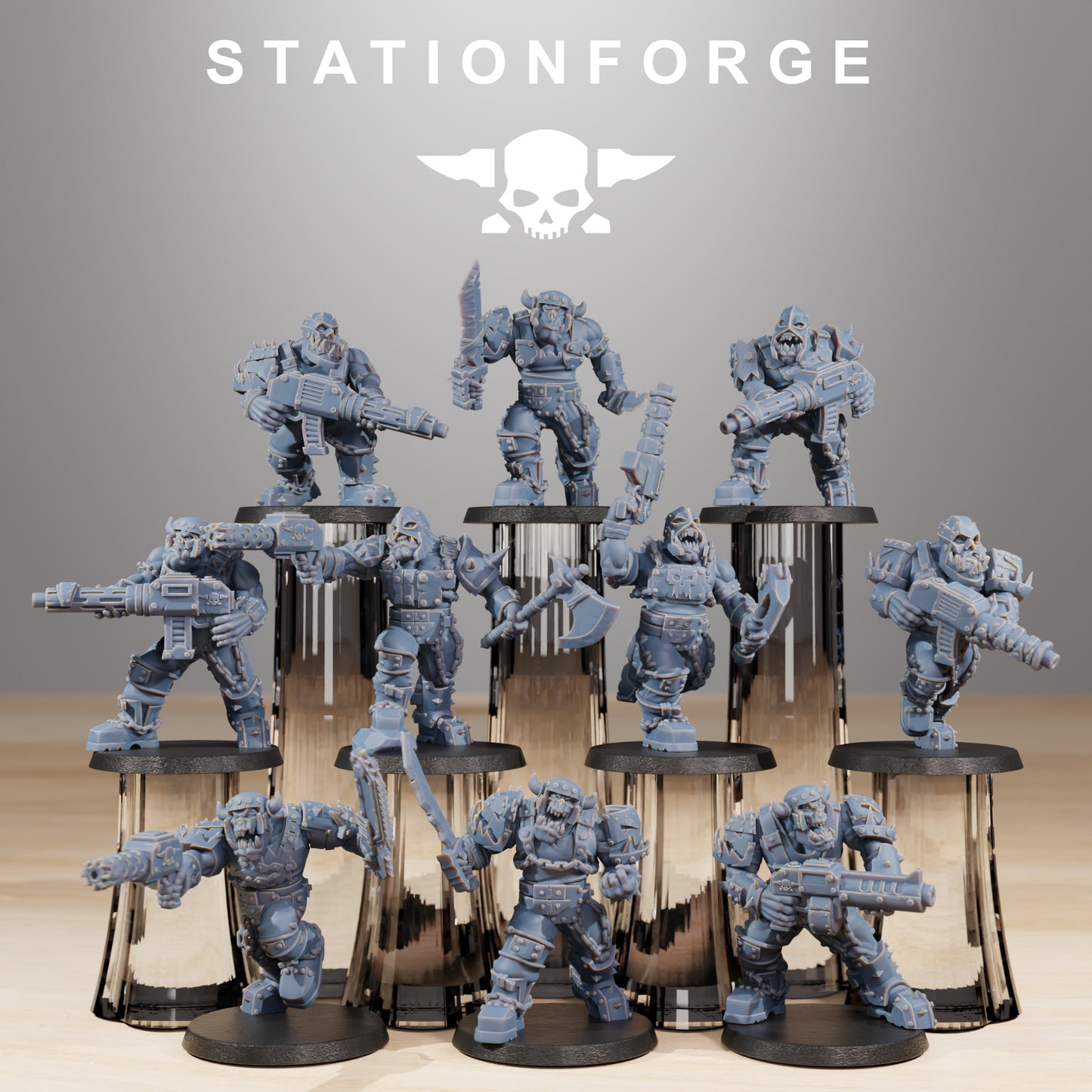 Produktová fotografie Tabletop 28mm Tisk pokračuje dál (TPGEO) 0: Orkovští Berserkři