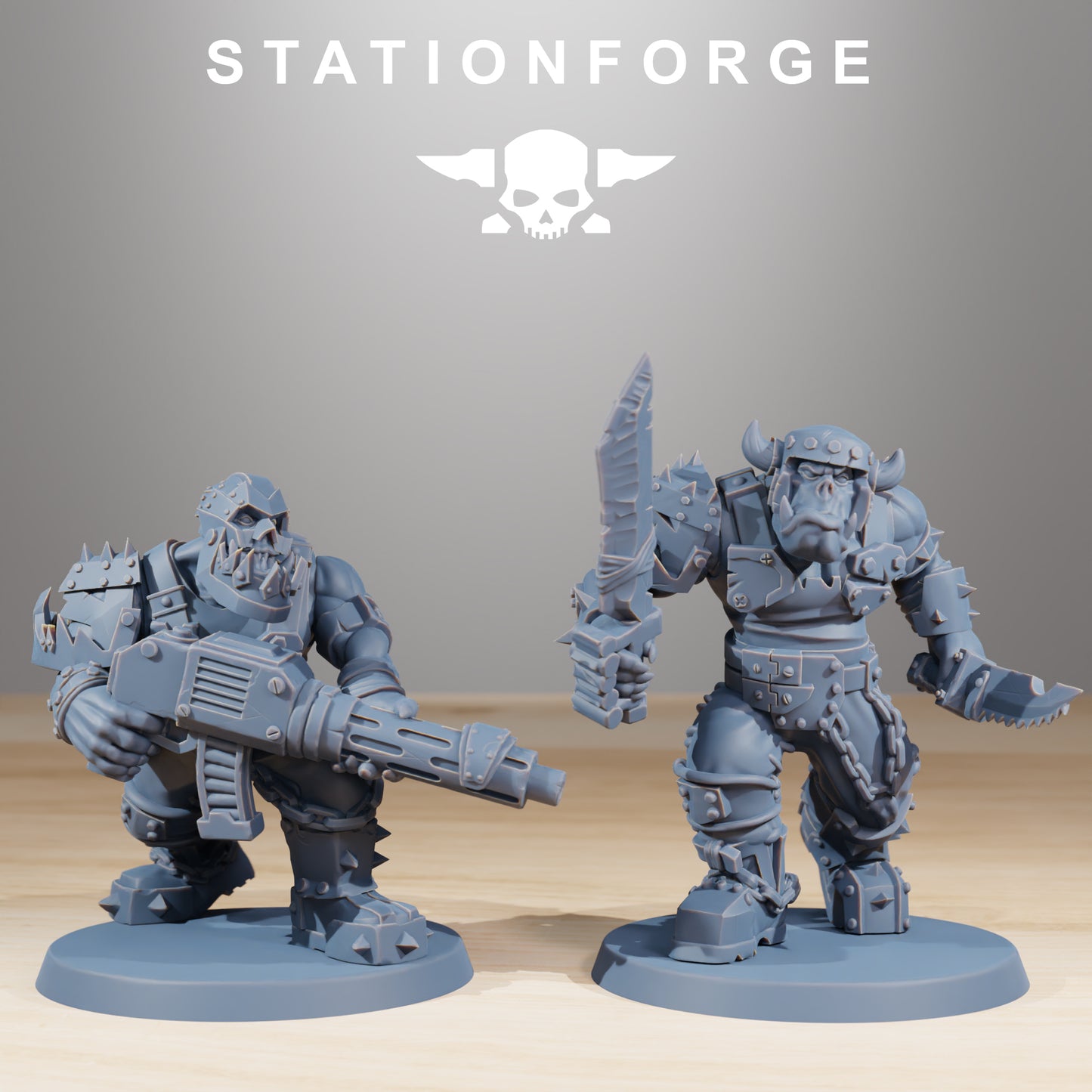 Produktová fotografie Tabletop 28mm Tisk pokračuje dál (TPGEO) 0: Orkovští Berserkři