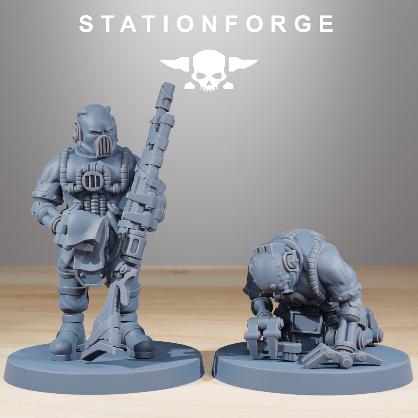 Foto do produto Tabletop 28mm The Printing Goes Ever On (TPGEO) 0: Ciborgues Catadores