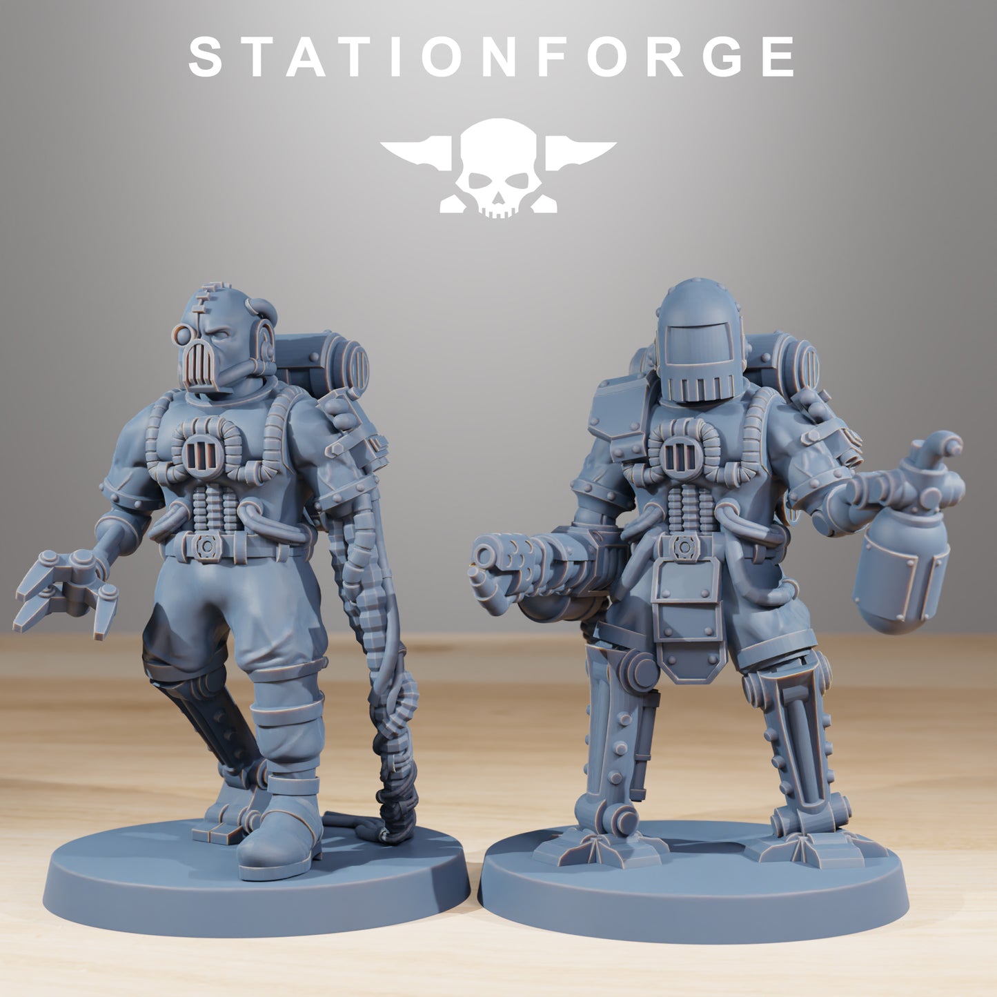 Foto do produto Tabletop 28mm The Printing Goes Ever On (TPGEO) 0: Ciborgues Catadores