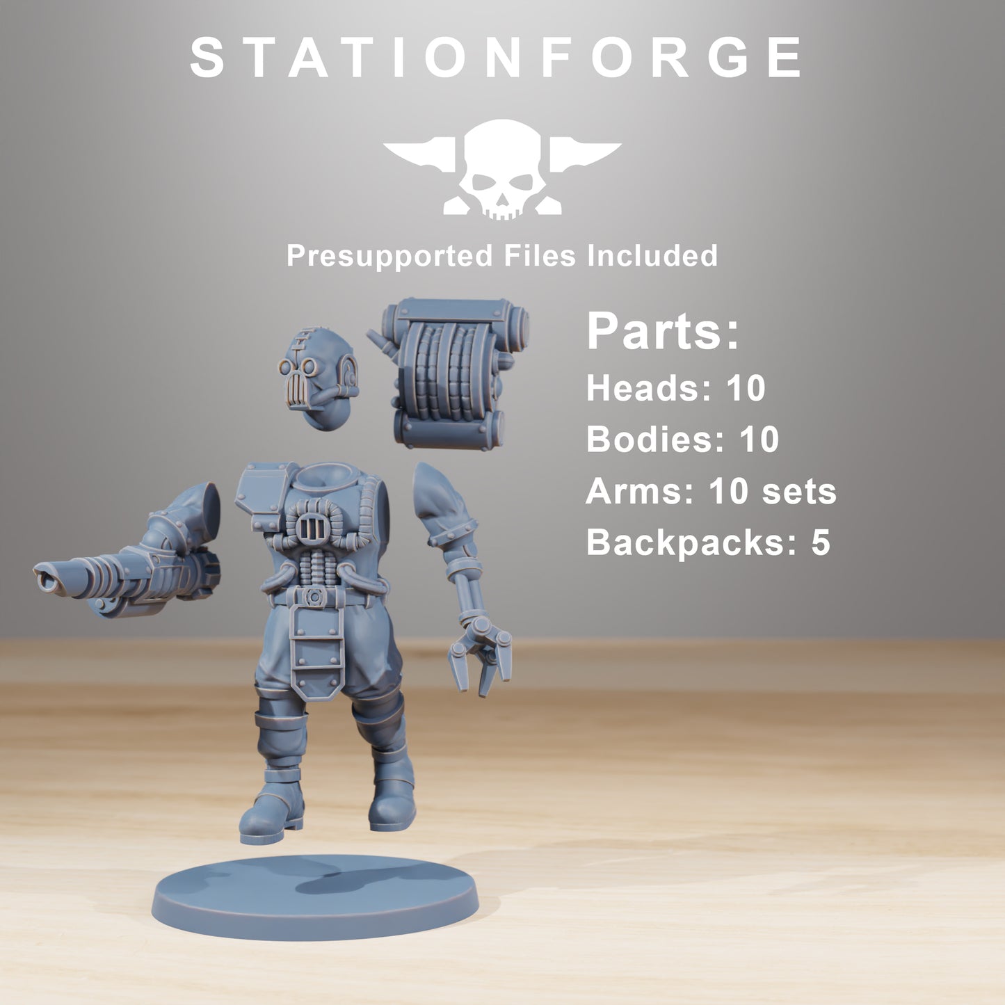 Foto do produto Tabletop 28mm The Printing Goes Ever On (TPGEO) 0: Ciborgues Catadores