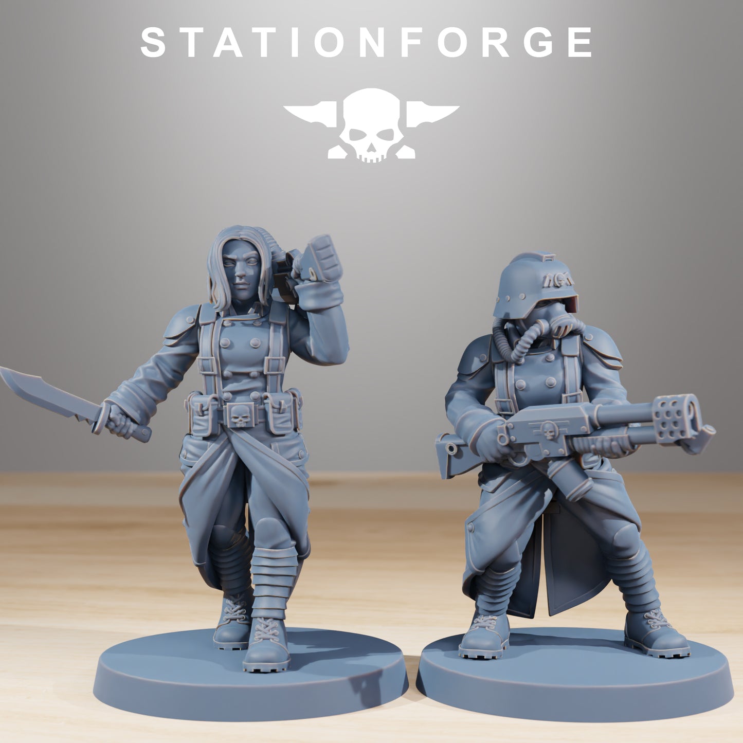 Foto do produto Tabletop 28mm The Printing Goes Ever On (TPGEO) 0: Irmãs de Guerra GrimGuard