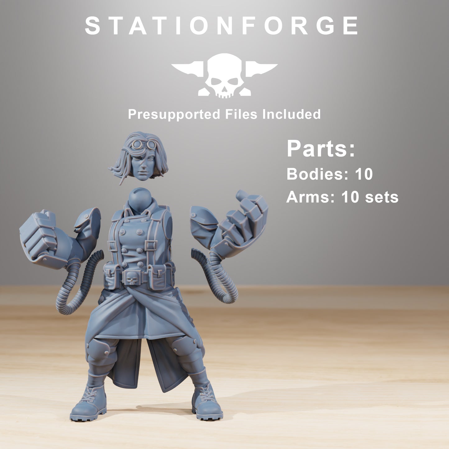 Foto do produto Tabletop 28mm The Printing Goes Ever On (TPGEO) 0: Irmãs de Guerra GrimGuard