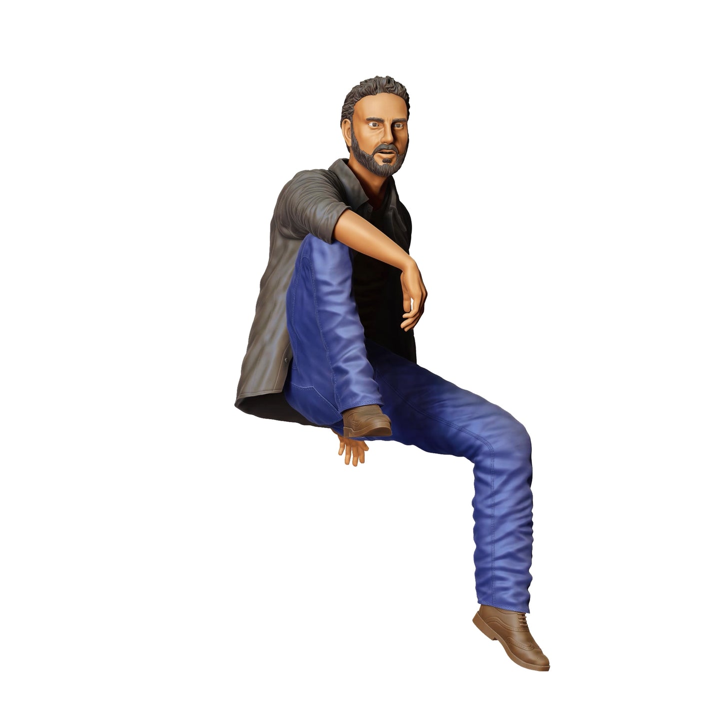 Foto do produto de diorama - Pessoas sentadas no carro - Homem 6 (Ref. Nr. 354)