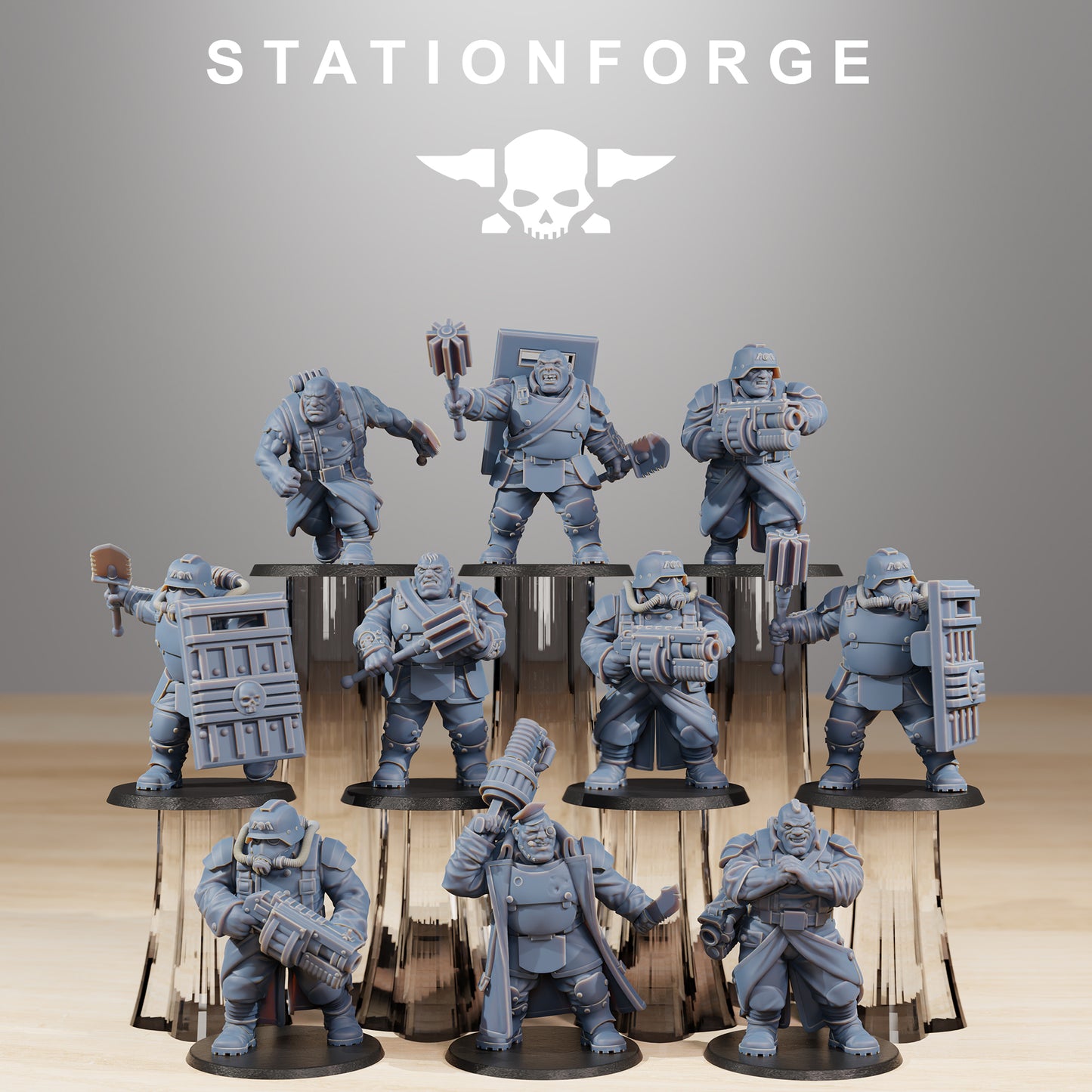 Produktová fotografie Tabletop 28mm The Printing Goes Ever On (TPGEO) 0: GrimGuard Mutants