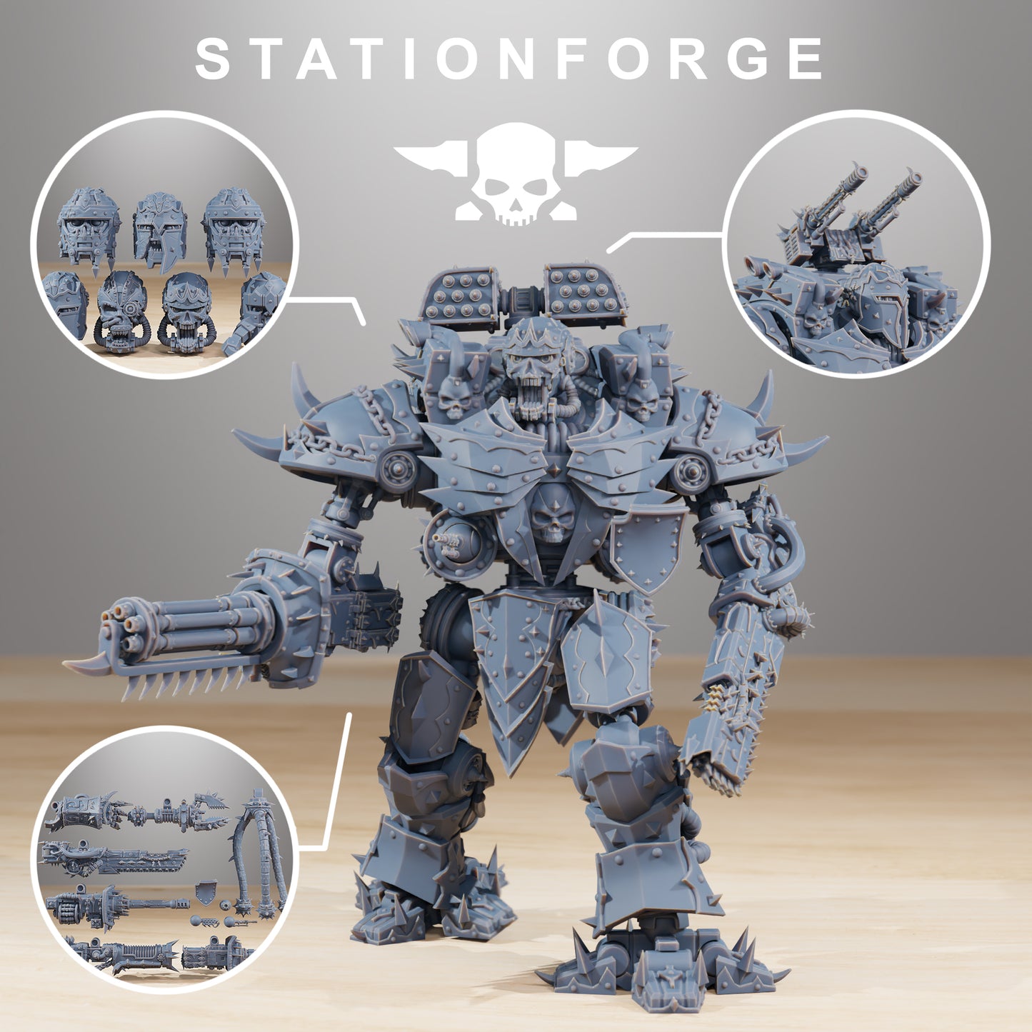 Foto do produto Tabletop 28mm The Printing Goes Ever On (TPGEO) 0: Pythonicus Defender Mk2