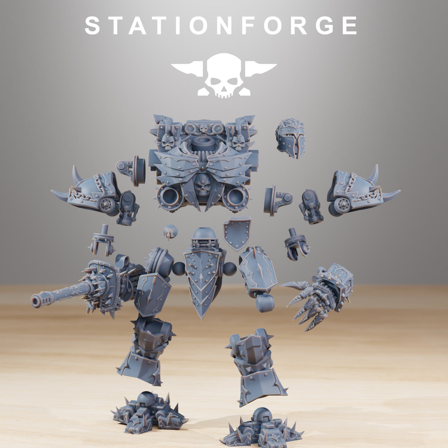 Foto do produto Tabletop 28mm The Printing Goes Ever On (TPGEO) 0: Pythonicus Defender Mk2