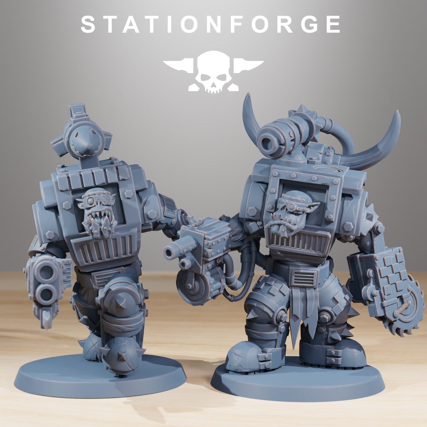 Produktová fotografie Tabletop 28mm The Printing Goes Ever On (TPGEO) 0: Orkaz Steelbrutes