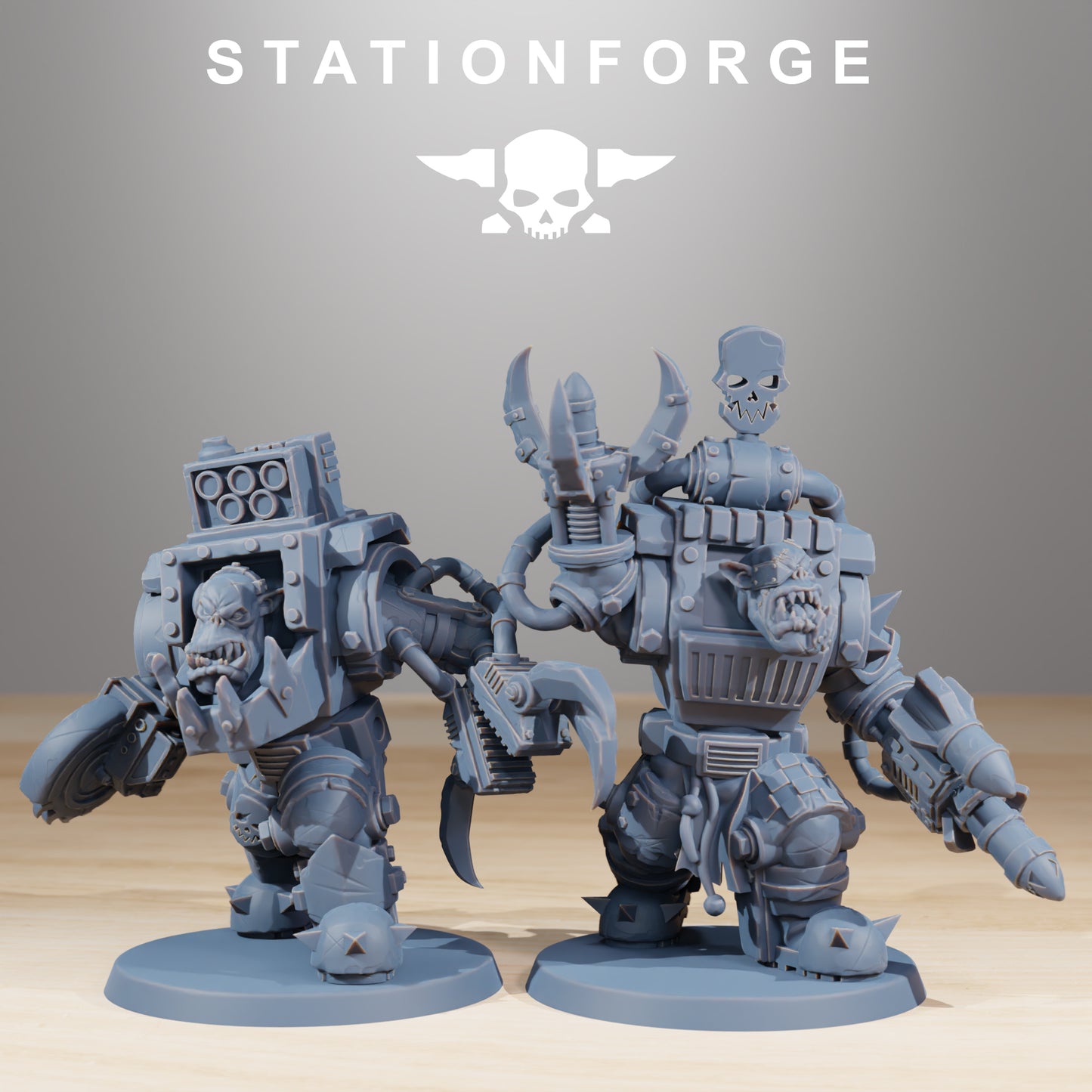 Produktová fotografie Tabletop 28mm The Printing Goes Ever On (TPGEO) 0: Orkaz Steelbrutes