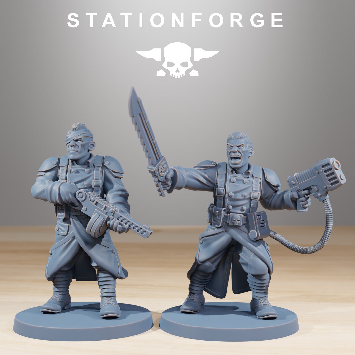Foto do produto Tabletop 28mm The Printing Goes Ever On (TPGEO) 0: Combatentes GrimGuard