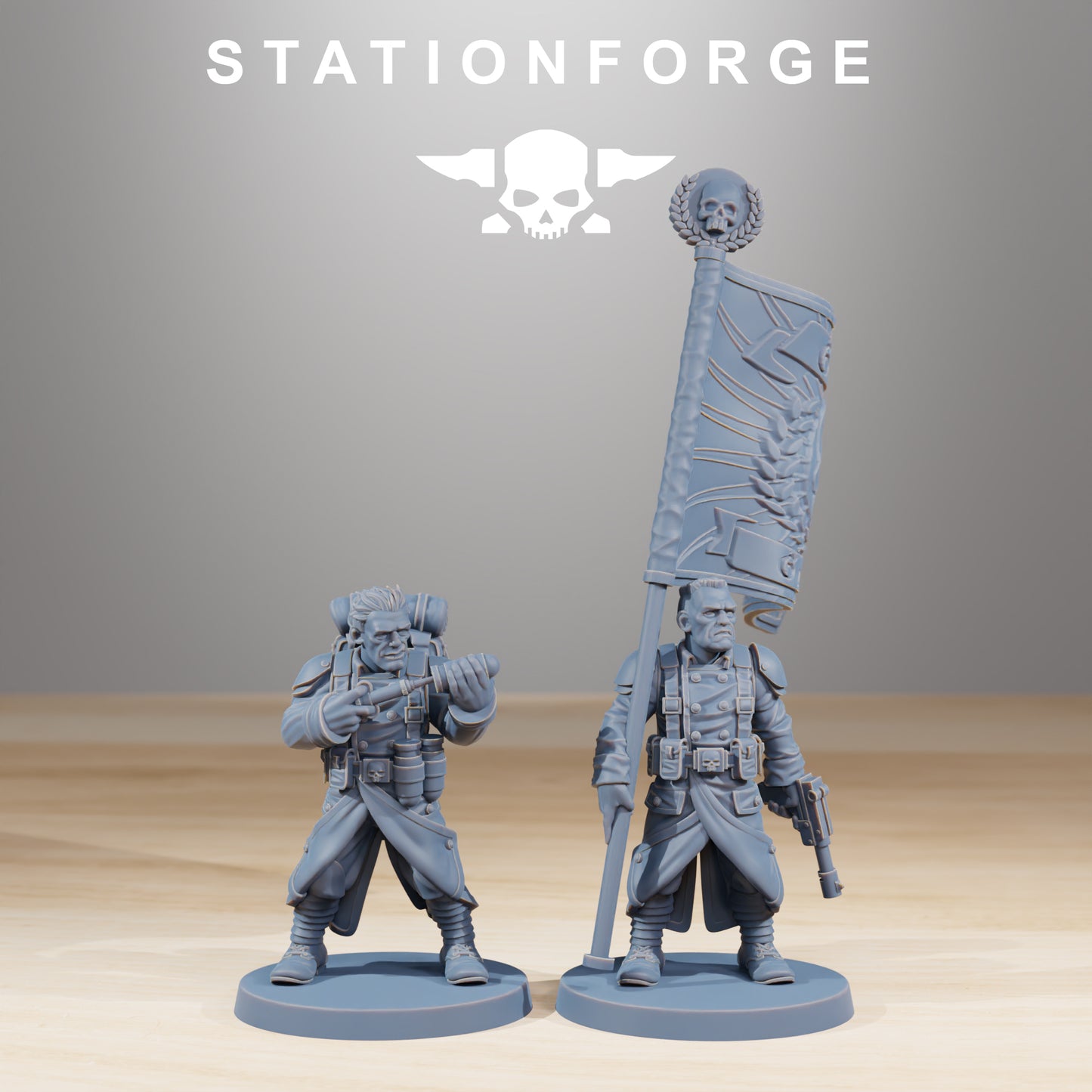 Foto do produto Tabletop 28mm The Printing Goes Ever On (TPGEO) 0: Combatentes GrimGuard
