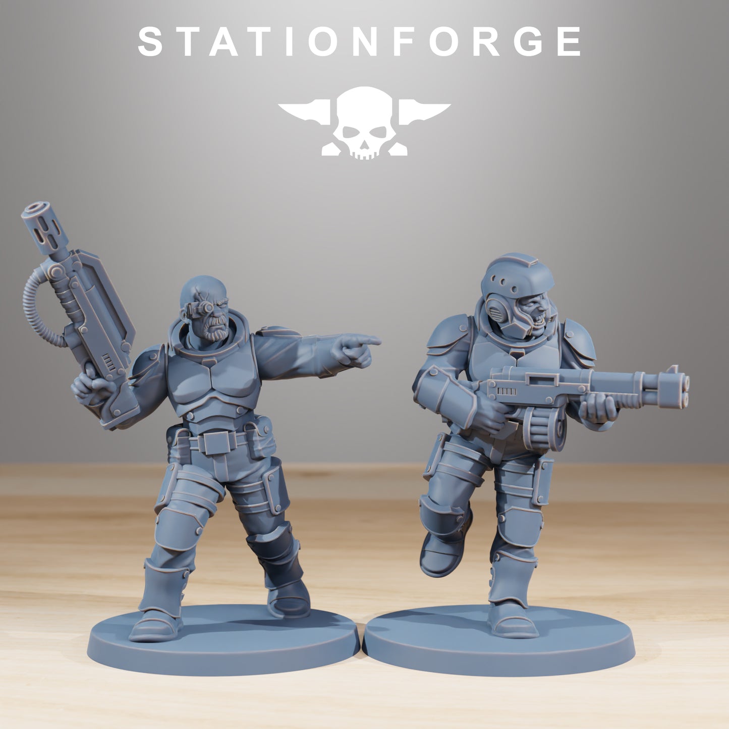 Produktová fotografie Tabletop 28mm The Printing Goes Ever On (TPGEO) 0: Vaskar Infantry Builder Kit