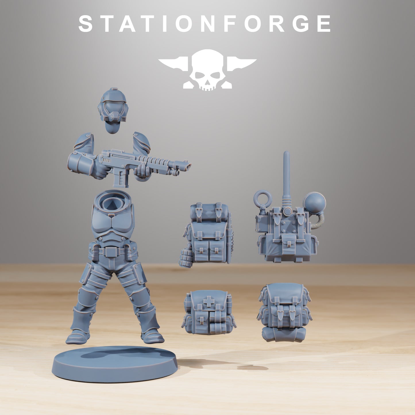Produktová fotografie Tabletop 28mm The Printing Goes Ever On (TPGEO) 0: Vaskar Infantry Builder Kit
