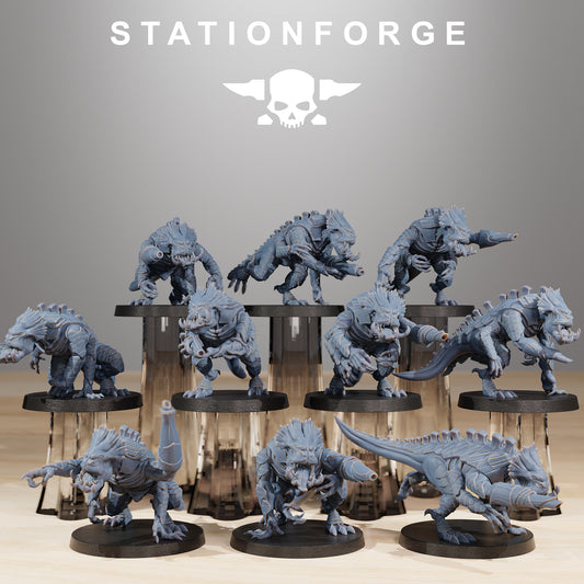 Product photo Tabletop 28mm The Printing Goes Ever On (TPGEO) 0: Xenarid Infantry