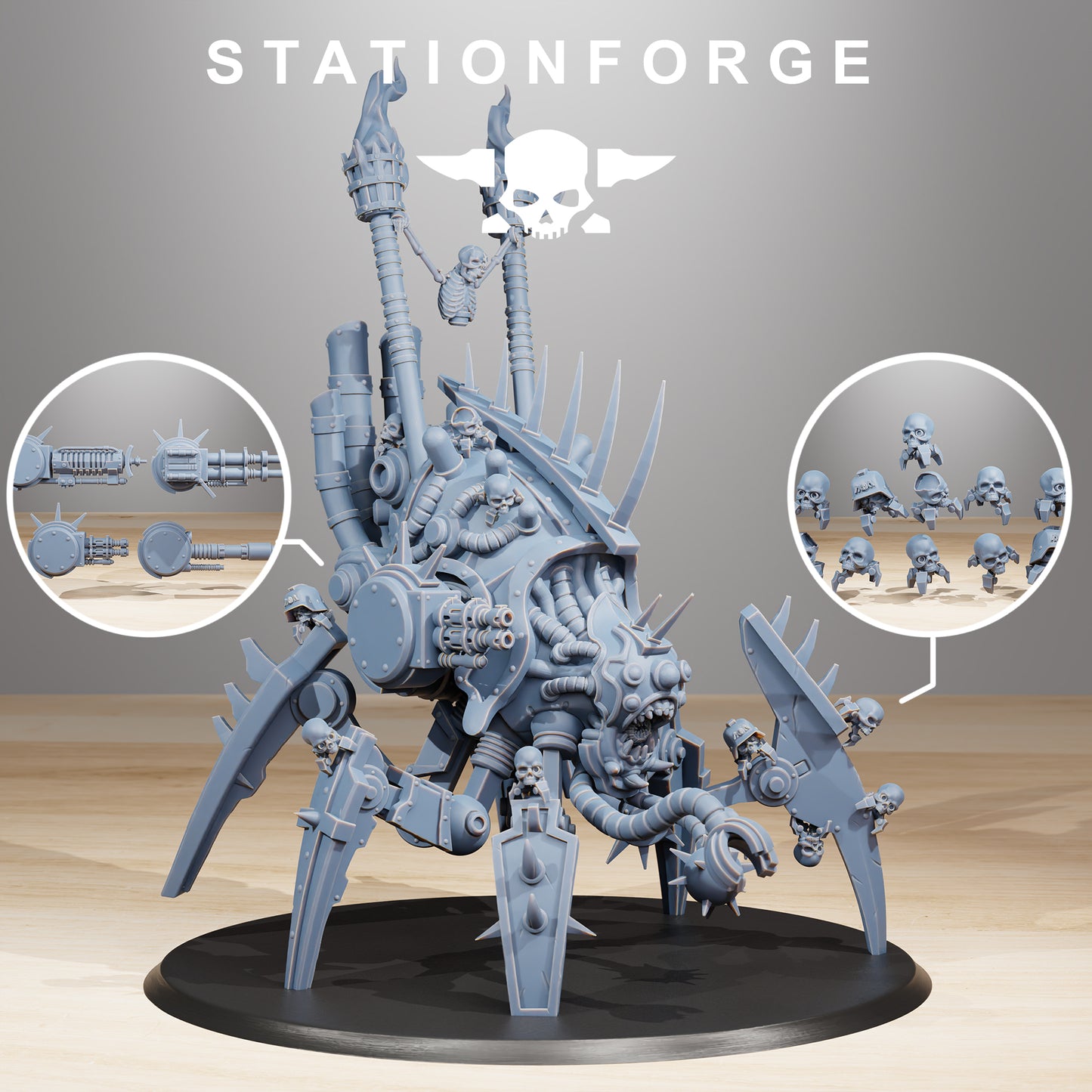 Foto do produto Tabletop 28mm The Printing Goes Ever On (TPGEO) 0: Pythonicus Swarm Spawner